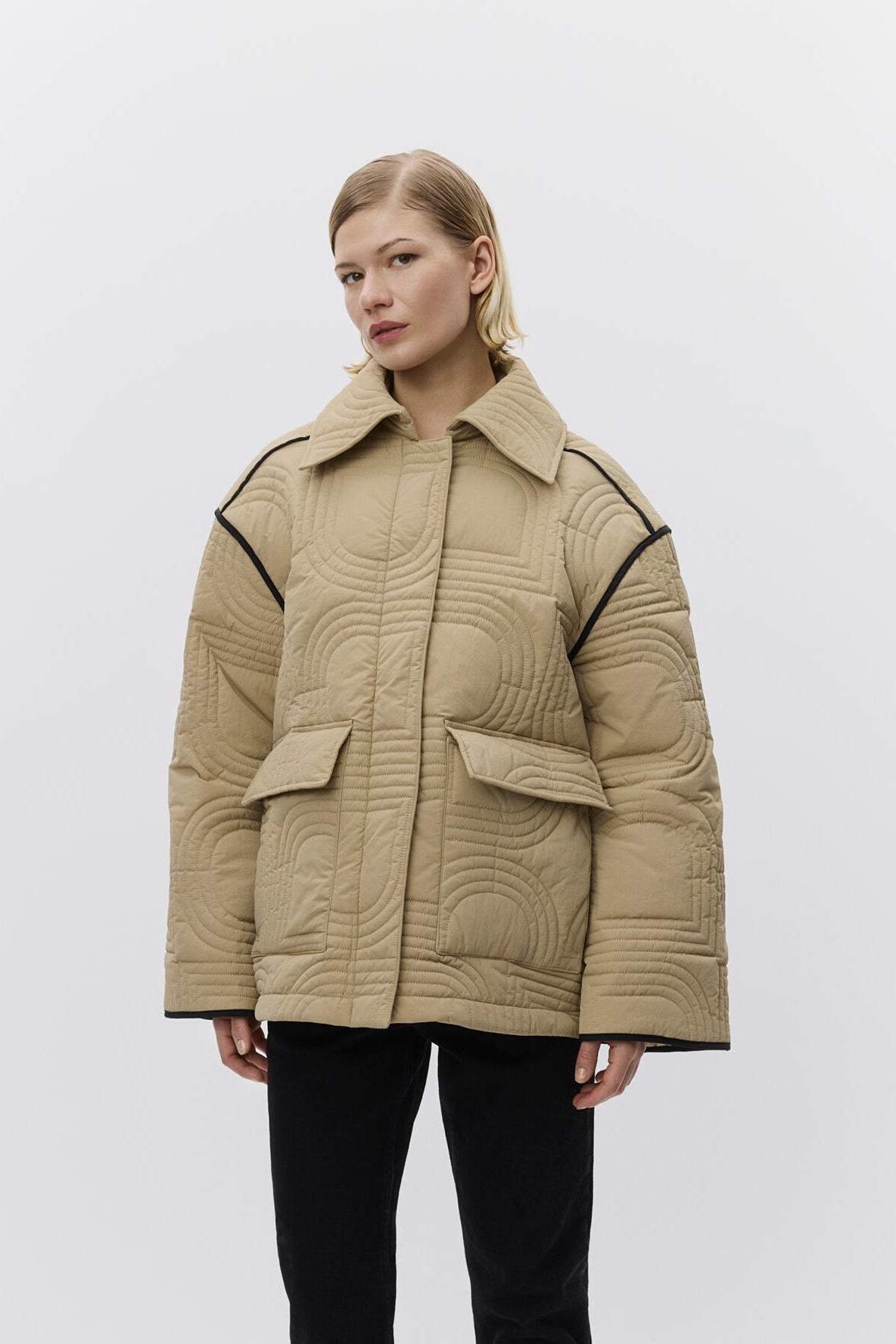 Merce Rhombus Quiltet jakke - Elmwood